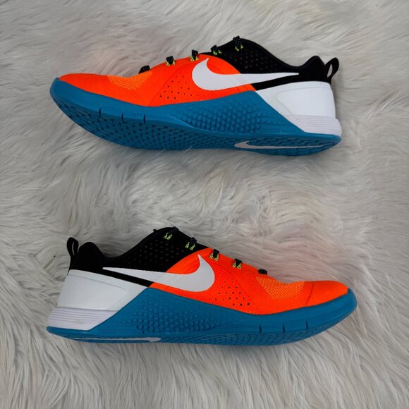 Nike Metcon 1 OG Total Orange Blue Lagoon Mens FQ1854-800 VNDS Sz 8.5 main image 3
